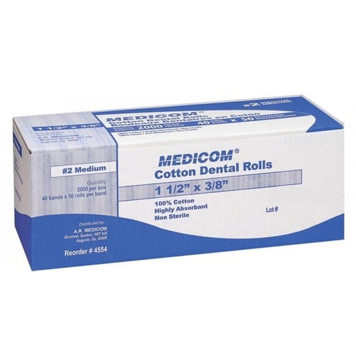 Rollo De Algodón Dental, 5 Uds., Blanco Limpio, Or... – Grandado